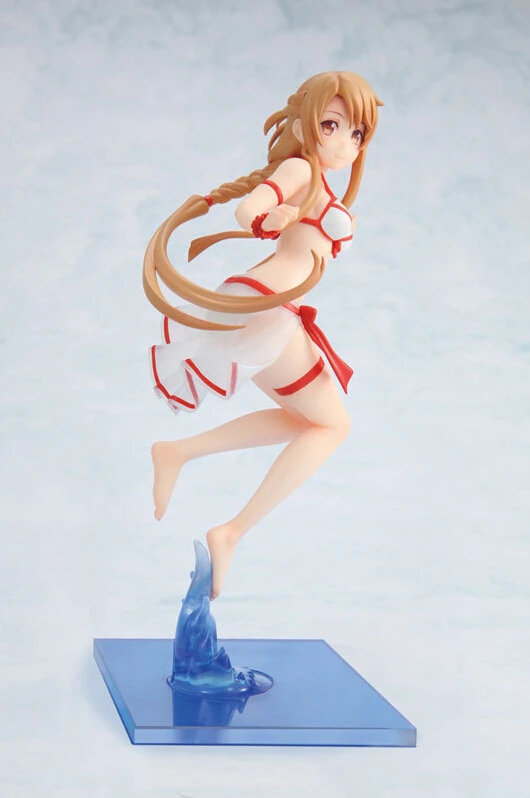 Chara Ani Sword Art Online SAO ALO UW Yuuki Asuna Рисунок Асуна бикини серфинг версия 16 см Lifa ПВХ аниме