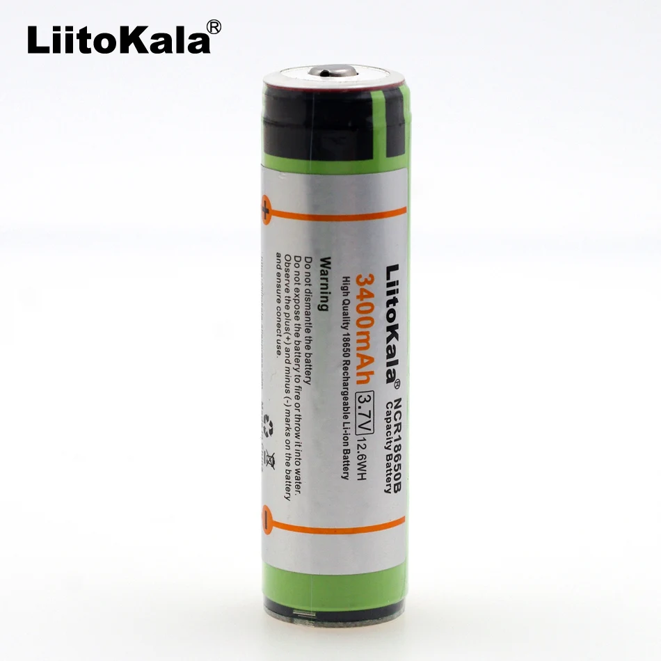Liitokala 7 шт. новые оригинальные литий-ионные перезаряжаемые батареи 18650 3400 мАч 3 в