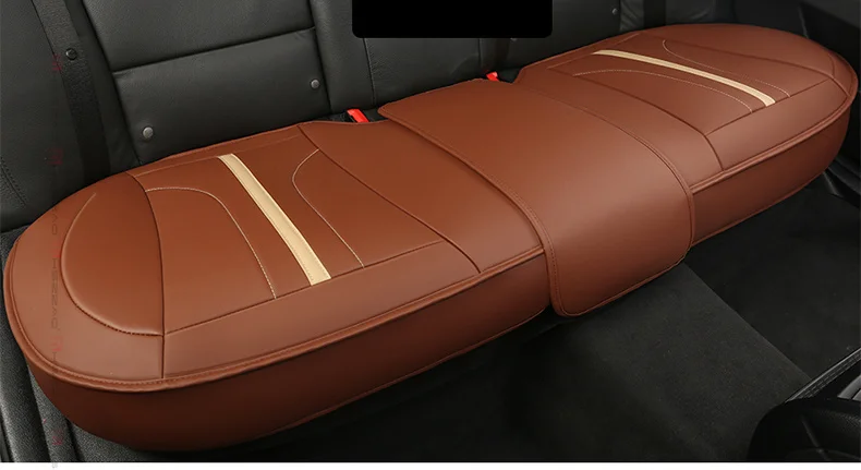 Ультра-роскошное автомобильное сиденье защита одно сиденье без спинки PU старшее кожаное покрытие для большинства четырехдверных седанов и внедорожников