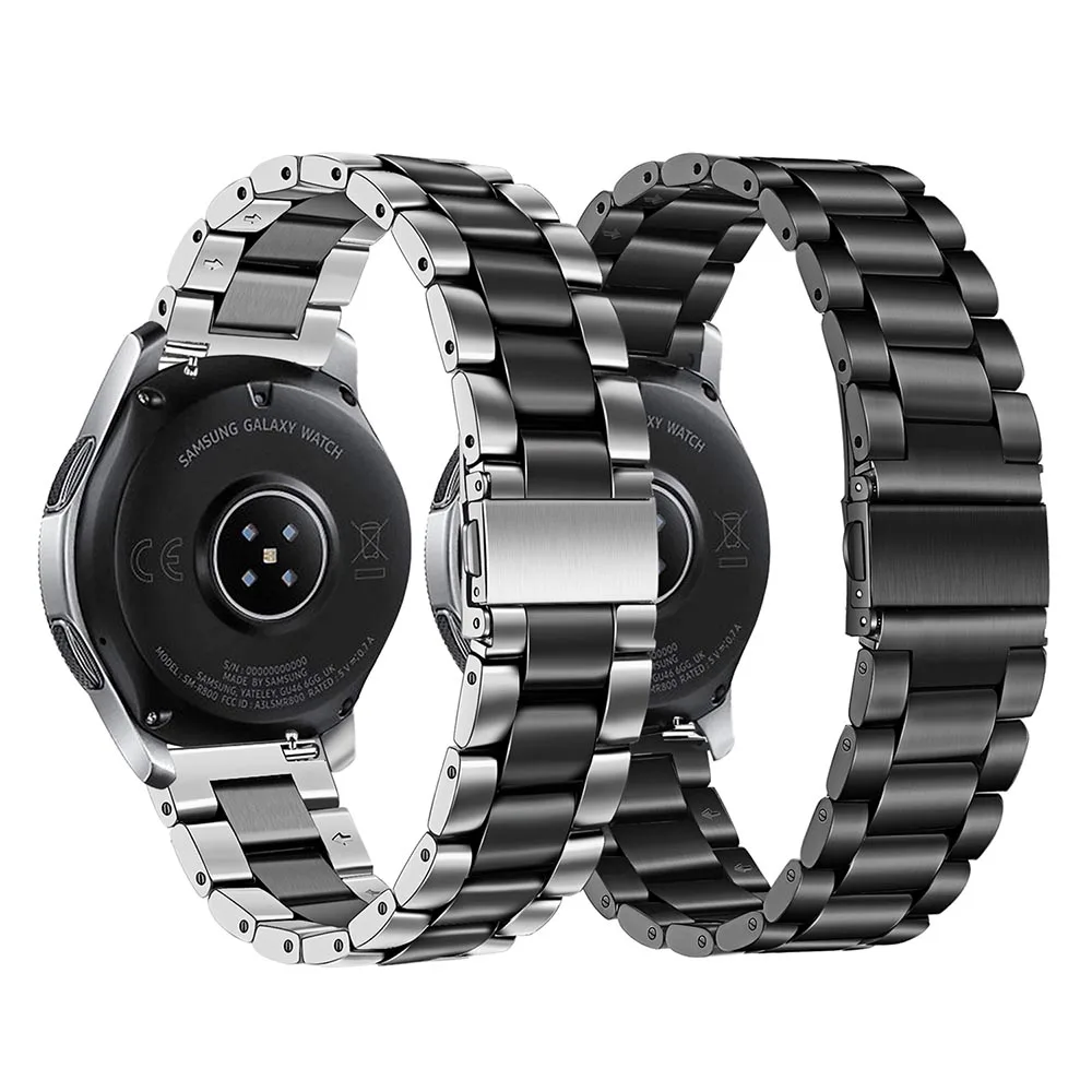 2 Упаковка нержавеющая сталь ремешок для часов 22 мм Samsung Galaxy Watch 46 Gear S3 Quick Release Band