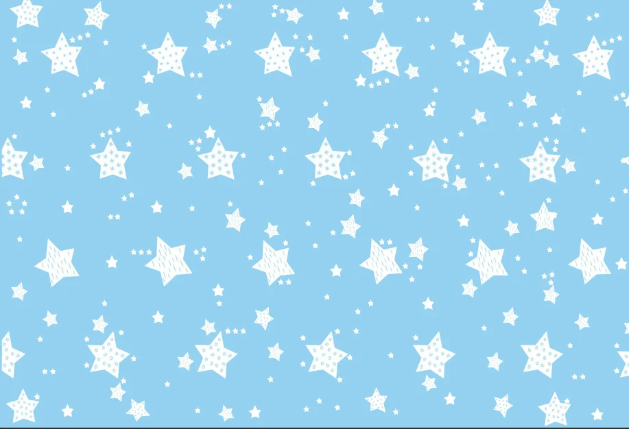 

7x5FT Light Blue Wall Stars Custom Photo Studio Backdrops Backgrounds Vinyl 220cm x 150cm