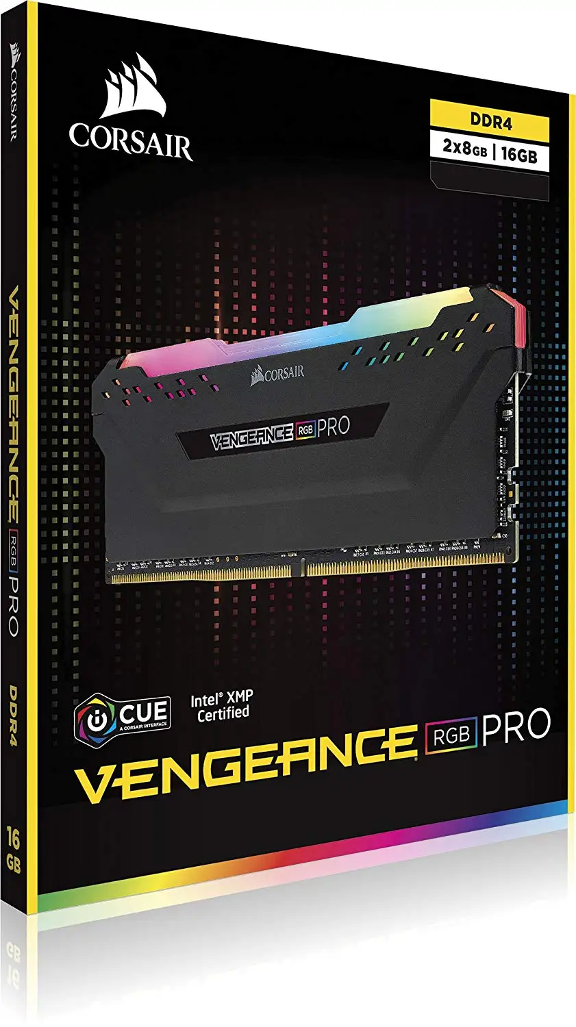 Модуль памяти CORSAIR Vengeance RGB PRO RAM 16 Гб DDR4 ГБ 32 PC4 3000 МГц 3200 3600Mzh DIMM|Оперативная память| |