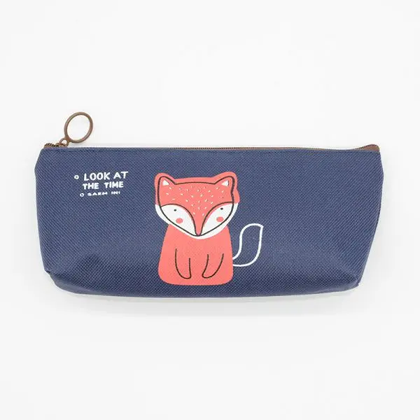 Чехол для карандашей в виде животных Astuccio Scuola School Kawaii Trousse Scolaire Stylo Kalem Kutusu Cute Estojo De Lapis Pennen Etui - Цвет: Pencil case B