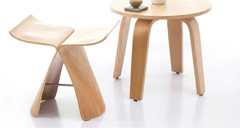 Современный дизайн деревянный стул отдыха маленький Многофункциональный