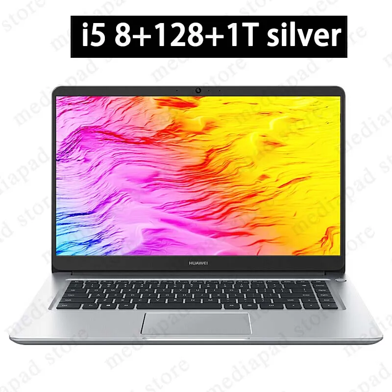 huawei MateBook D 15,6 дюймов ips ноутбук Windows 10 Intel i5-8250U/i7-8550 cpu 8 Гб DDR4 128 Гб SSD FHD 1920x1080 ноутбук - Цвет: i5 8 128G 1T silver