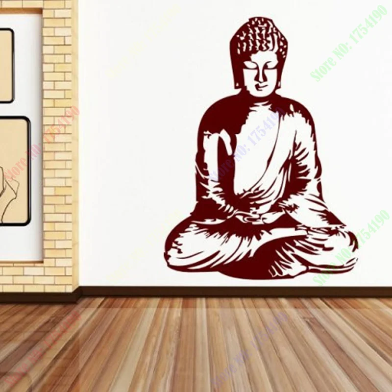 Новое красивое настенное искусство Будды на заказ. Настенные стикеры и наклейки