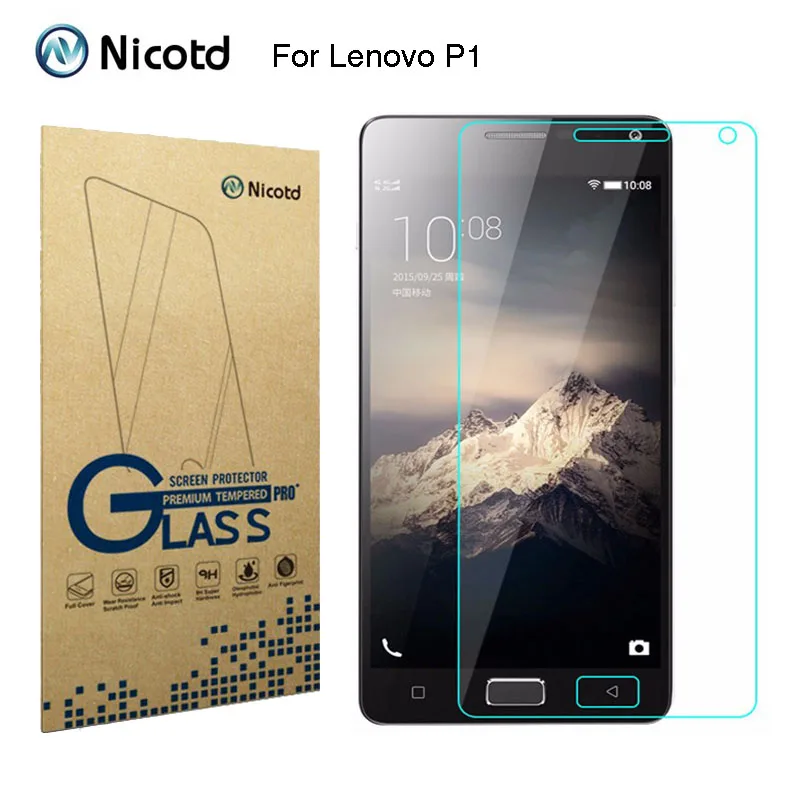 Взрывозащищенное Закаленное стекло 0 26 мм 9H Защитная пленка для Lenovo VIBE P1 P 1 P1a42 P1c72