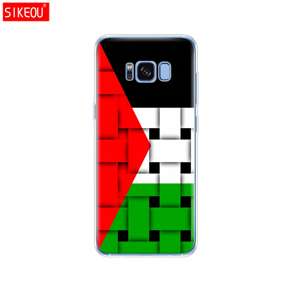 silicone case for Samsung Galaxy S9 S8 S7 S6 edge S5 S4 S3 PLUS phone cover Palestinian Flags | Мобильные телефоны и