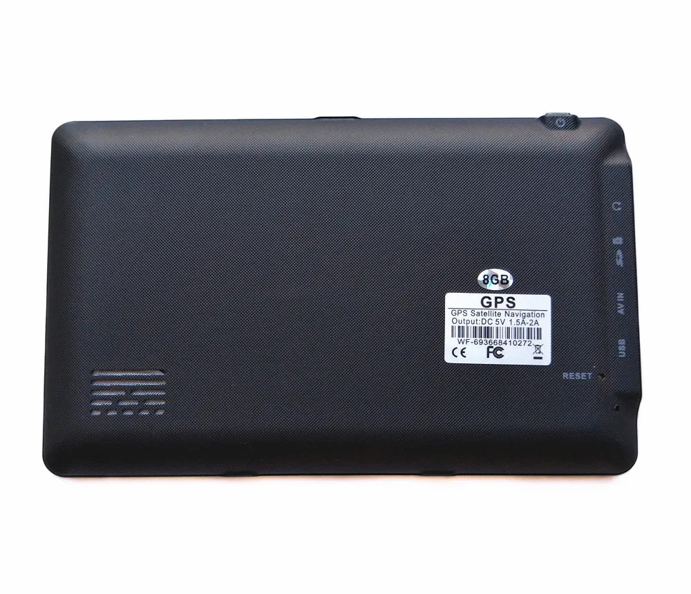 7&quot Capacitive screen Car GPS Navigation MTK800M 8G Sat nav+FM+free maps Bluetooth AV-IN &amp Rearview camera Optional |