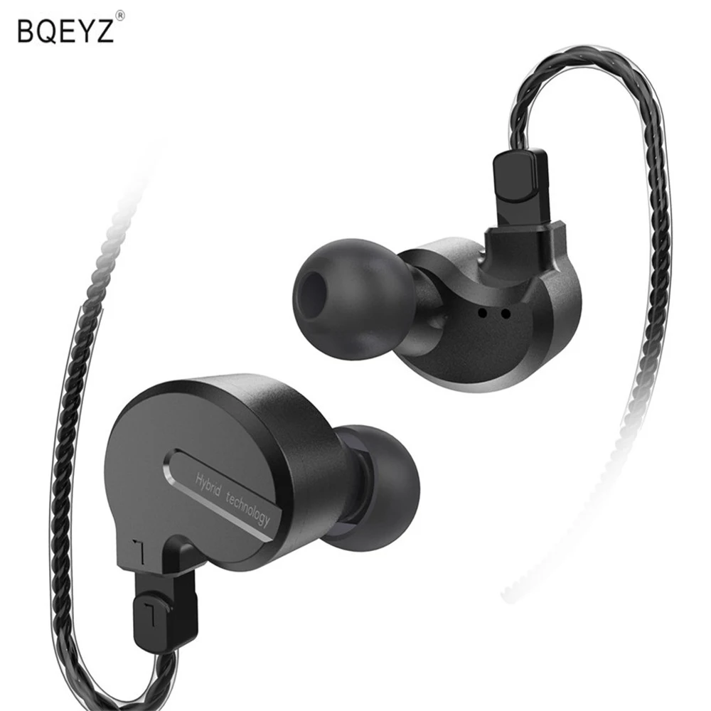 BQEYZ KB1 2DD + 1BA тройной Драйвер Гибридный Наушники Hi Fi стерео шум отмена проводные