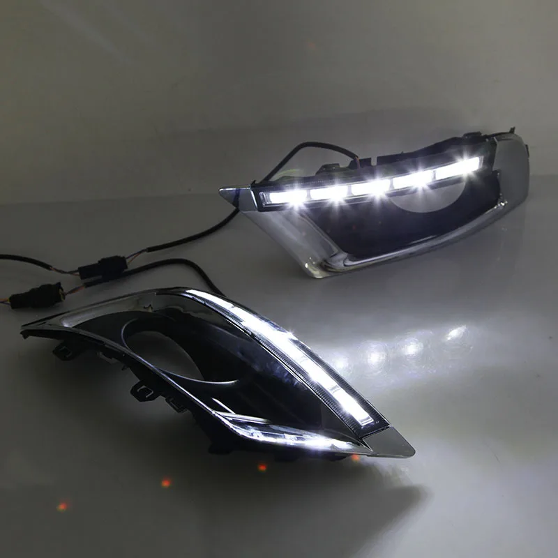 Автомобильные мигающие светодиодные дневные ходовые огни drl для Toyota Camry 2011 года