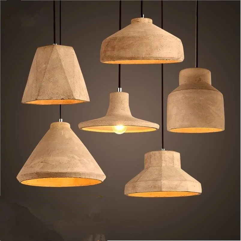 Лофт столовая кухня кафе бар магазин гостиница светодиодный бетонный подвесной