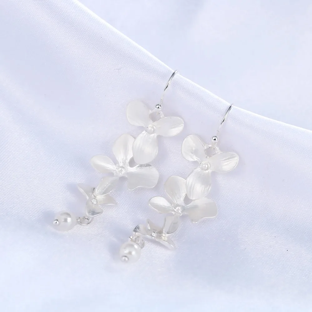 Винтажные корейские серьги подвески с искусственным жемчугом|earrings long|drop