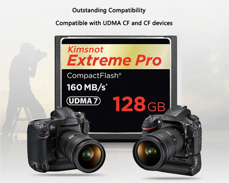 Kimsnot Extreme Pro 1067x слот для карт памяти 128 ГБ 256 Гб CompactFlash CF карт 64 Гб оперативной памяти, 32 Гб встроенной памяти, Compact Flash карта высокого Скорость UDMA7 160 МБ/с