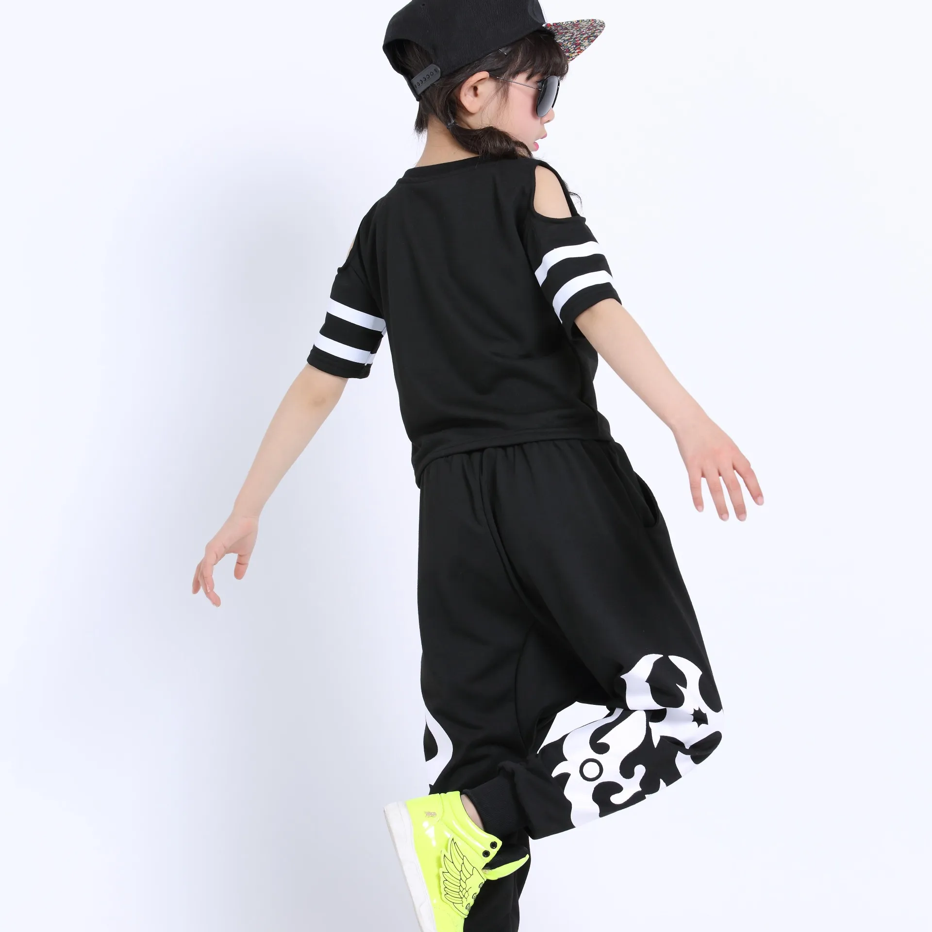 Girl DS Dance Costume Jazz Dancewear HipHop Hip-hop Jacket Modern Clothing | Тематическая одежда и униформа