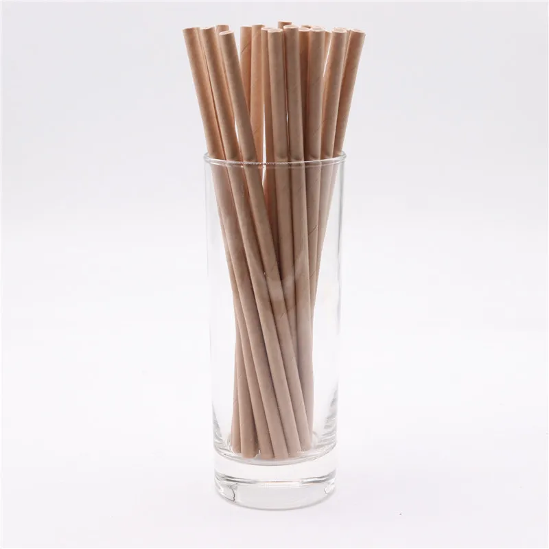 Straw25pcs Бронзовая зеленая тарелка 8 шт./лот, набор столовых приборов из крафт-бумаги, вечерние принадлежности для украшения взрослых, бумажный стаканчик, бумажное полотенце - Цвет: Straw25pcs