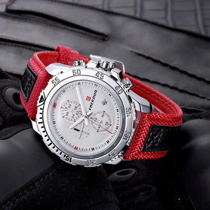 Черный Повседневный нейлоновый ремень модные кварцевые золотые часы мужские часы лучший бренд класса люкс водонепроницаемые часы Relogio Masculino