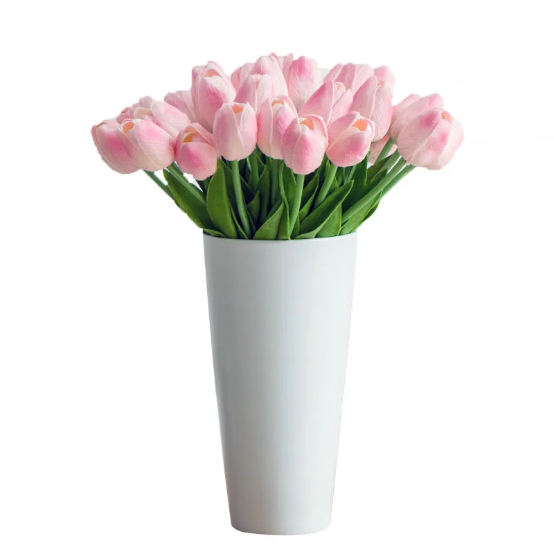 Европейская роза искусственный цветок розы поддельные Eustoma градиентный Lisianthus
