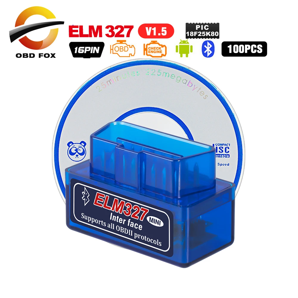 Super Mini ELM 327 Bluetooth V2.1 OBDII Автомобильный сканер elm327 wifi v1.5 работает на Android/IOS ELM327 USB MINI