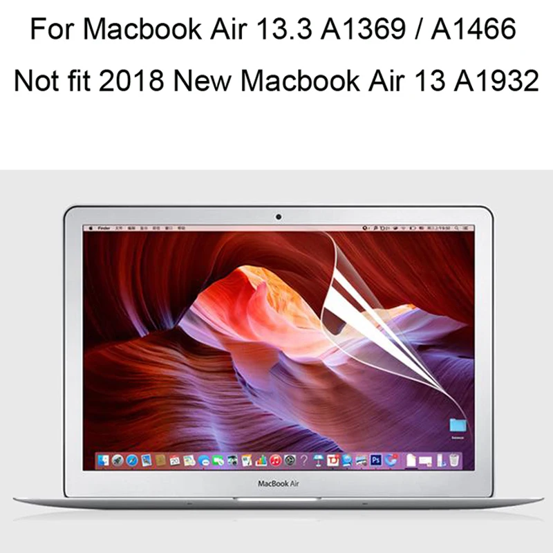 10 шт./лот для Macbook Air 13 A1466 A1369 прозрачная защитная пленка экрана MacbookAir 3 Защитная Air13
