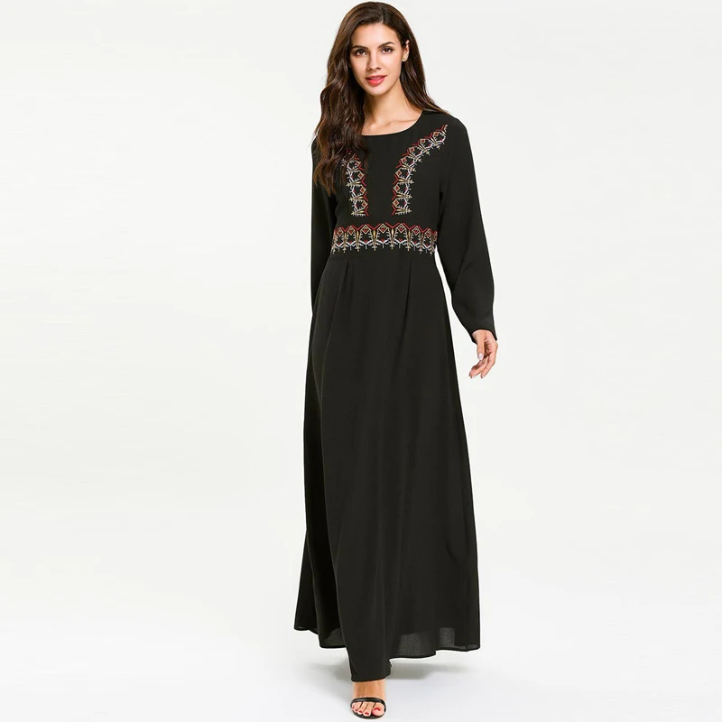 Платье Турецкий Caftan Marocain Elbise Ramadan Qatar Robe Musulmane Longue Femme Vestidos Abaya Дубай исламский
