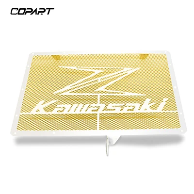 Gold Для Кавасаки Z1000 Z750 Ninja1000 Z1000SX Z 750 Z800 ZR800 2013- мотоциклетная решетка радиатора Защитная мото Защитная крышка - Цвет: Gold