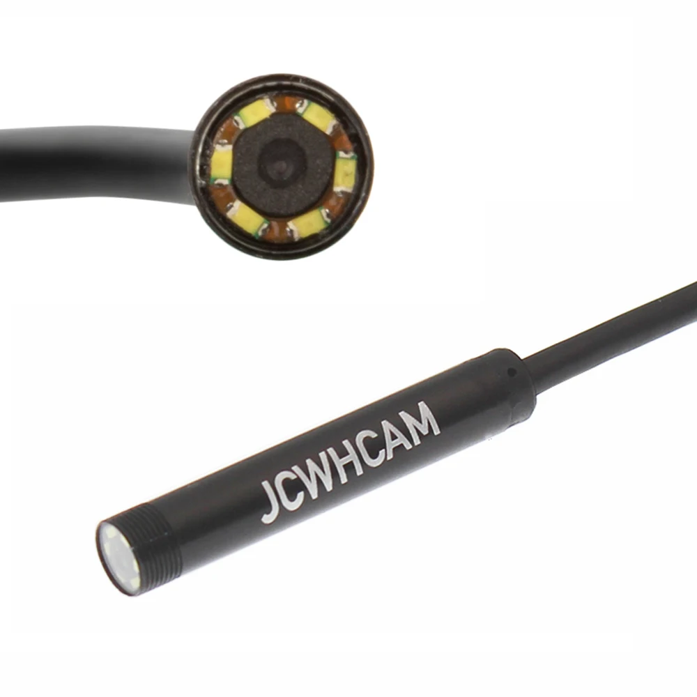 JCWHCAM 1 м 2 3 5 кабель IOS Android Wifi эндоскоп с объективом 8 мм 6 светодиодов
