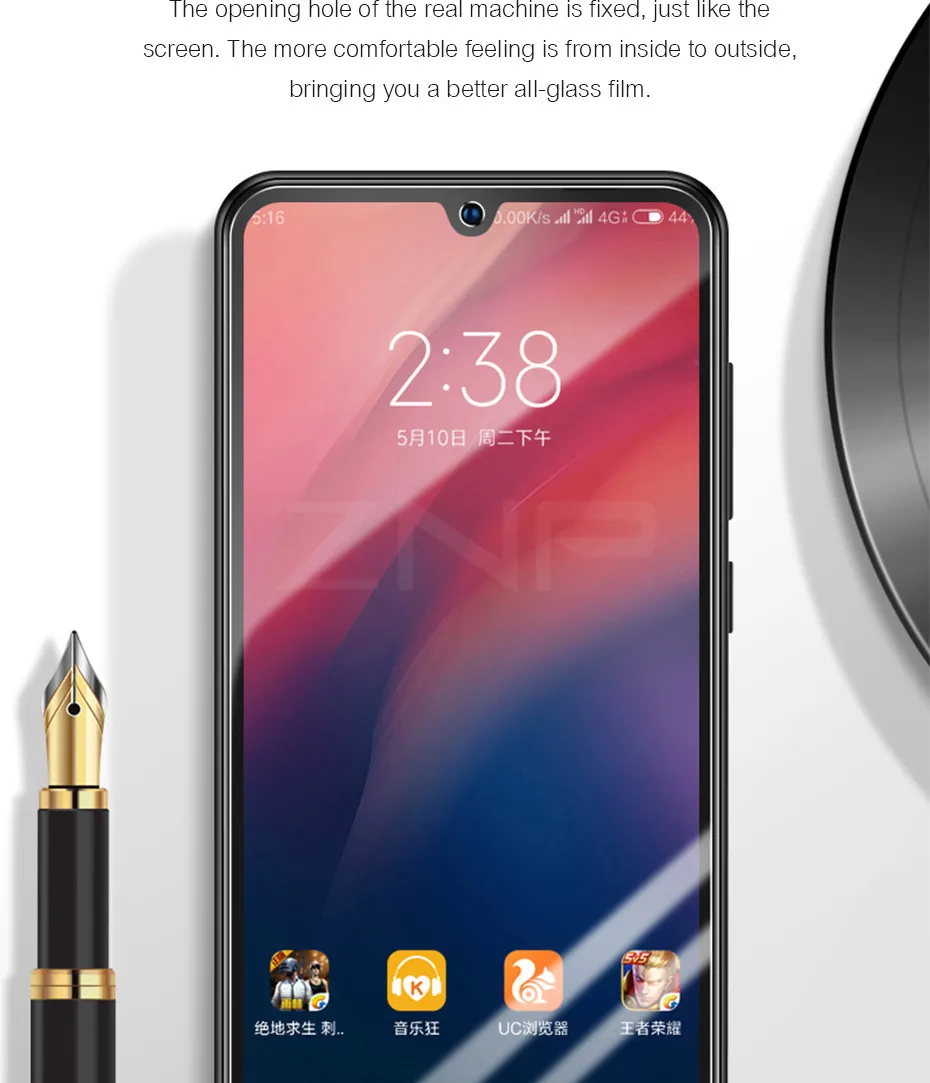 ZNP 3-1 шт Стекло для Xiaomi Redmi 7 Pro 7Pro защита экрана полное покрытие Защитное стекло для Redmi Note 7 Pro стеклянная пленка
