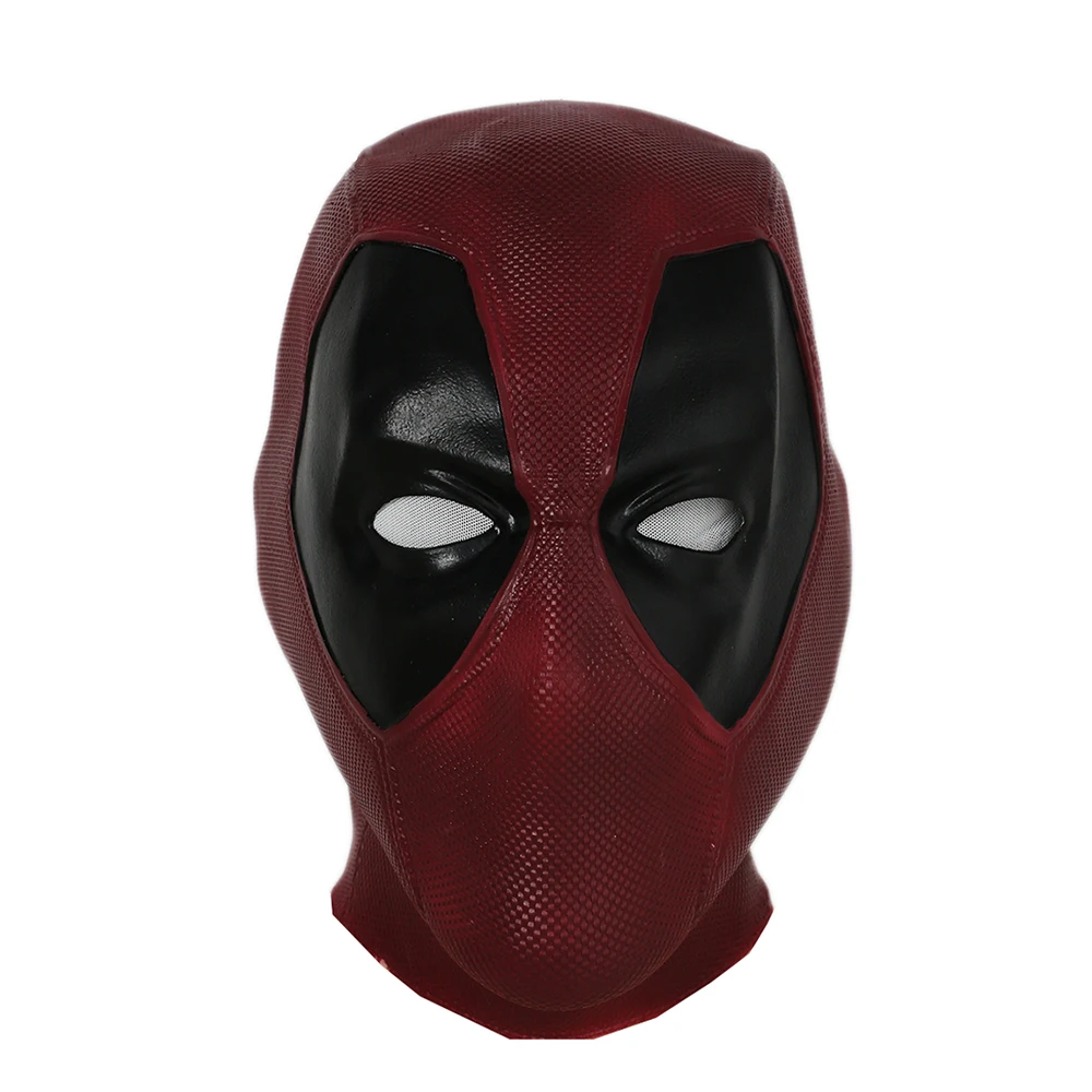 XCOSER обновленная маска для косплея из фильма Vesion Deadpool, красный латексный шлем на всю голову, костюм для косплея Deadpool, реквизит, маска на Хэллоуин