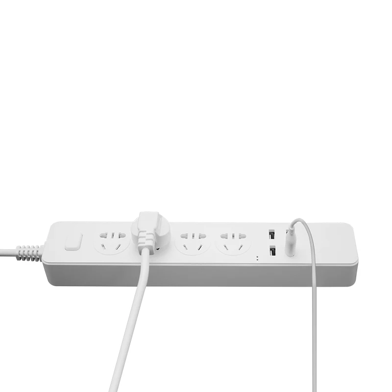 Мульти мощность полосы стабилизатор напряжения AU розетки розетка с 4 USB адаптер быстрой зарядки электрический переключатель 1,8 м удлинитель шнур