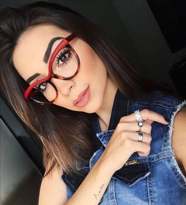 JackJad Модные женские крутые кошачий глаз простые очки в винтажном стиле Классические оптические очки для близорукости оправа Oculos De Grau 97565