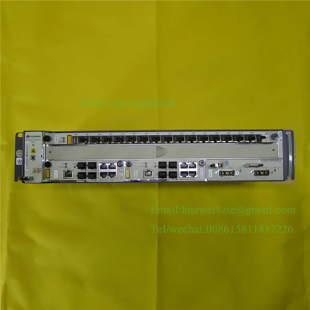 Хуавэй 19 &quotдюймов Мини OLT MA5608T с 2*10 г uplink плата MCUD1 + 1 * питания постоянного тока