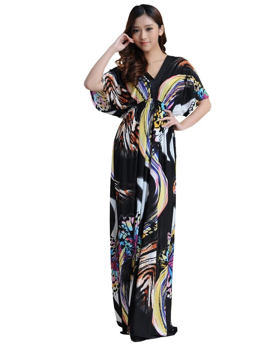 Женские пляжные платья в стиле бохо женские длинные больших размеров женское