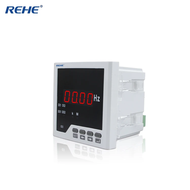 Цифровой Интеллектуальный однофазный измеритель частоты REHE RH F31 96*96 мм|meter chain|meter