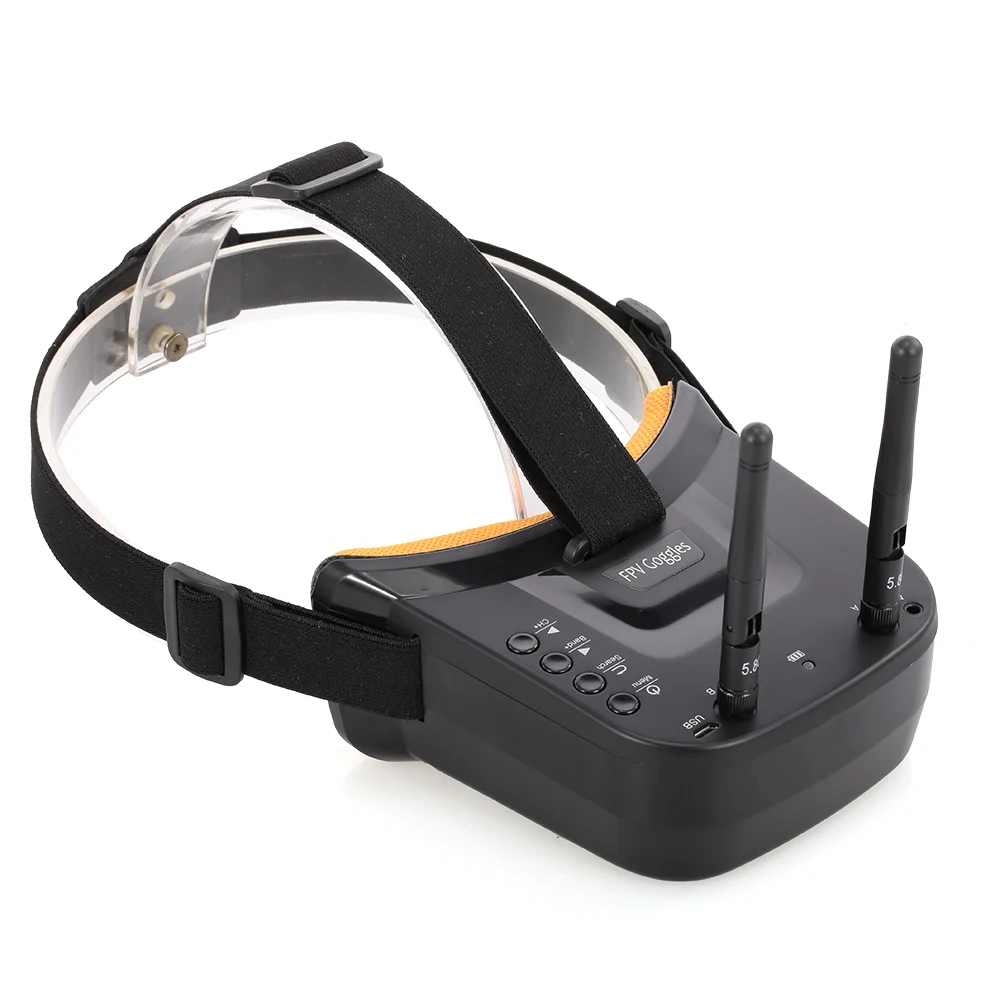 5 8G 40CH двойные антенны FPV очки видеогарнитура HD для гоночного дрона квадрокоптера