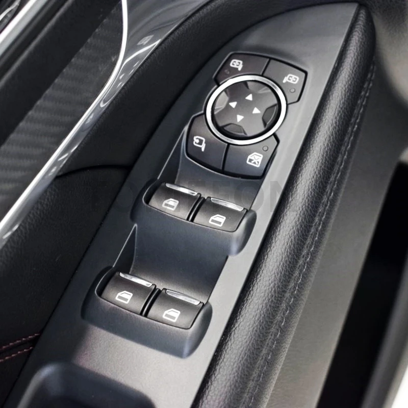 TOMEFON для Ford Explorer LHD ABS углеродное волокно внутренняя консоль рулевое управление коробка переключения передач коробка для хранения оконный Переключатель отделка