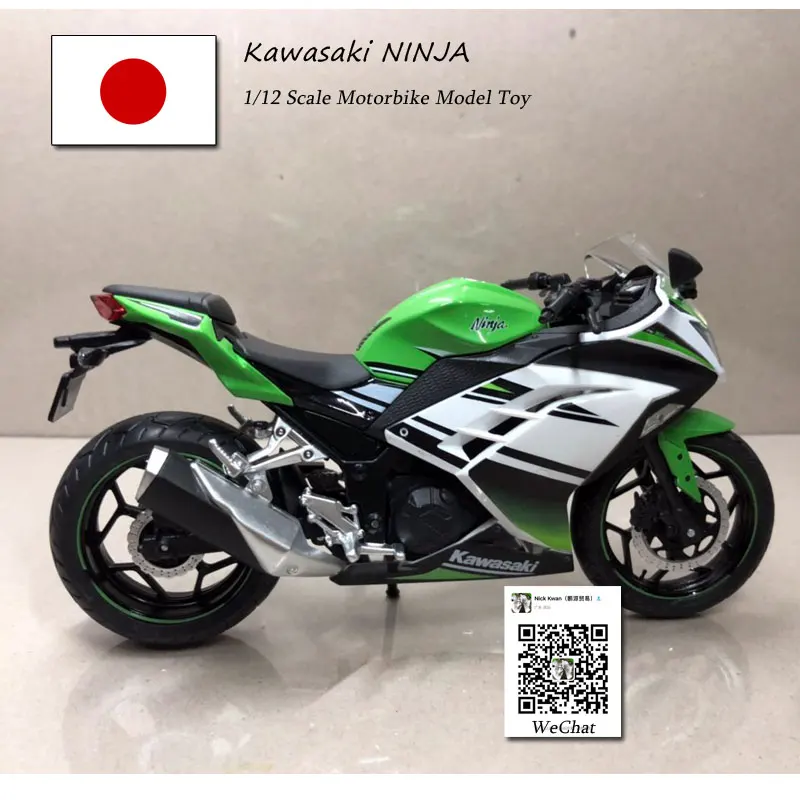 6 шт./лот JOYCITY 1/12 весы игрушки, модели мотоциклов KAWASAKI NINJA/H2 отлитый под давлением металлический мотоцикл модель игрушки