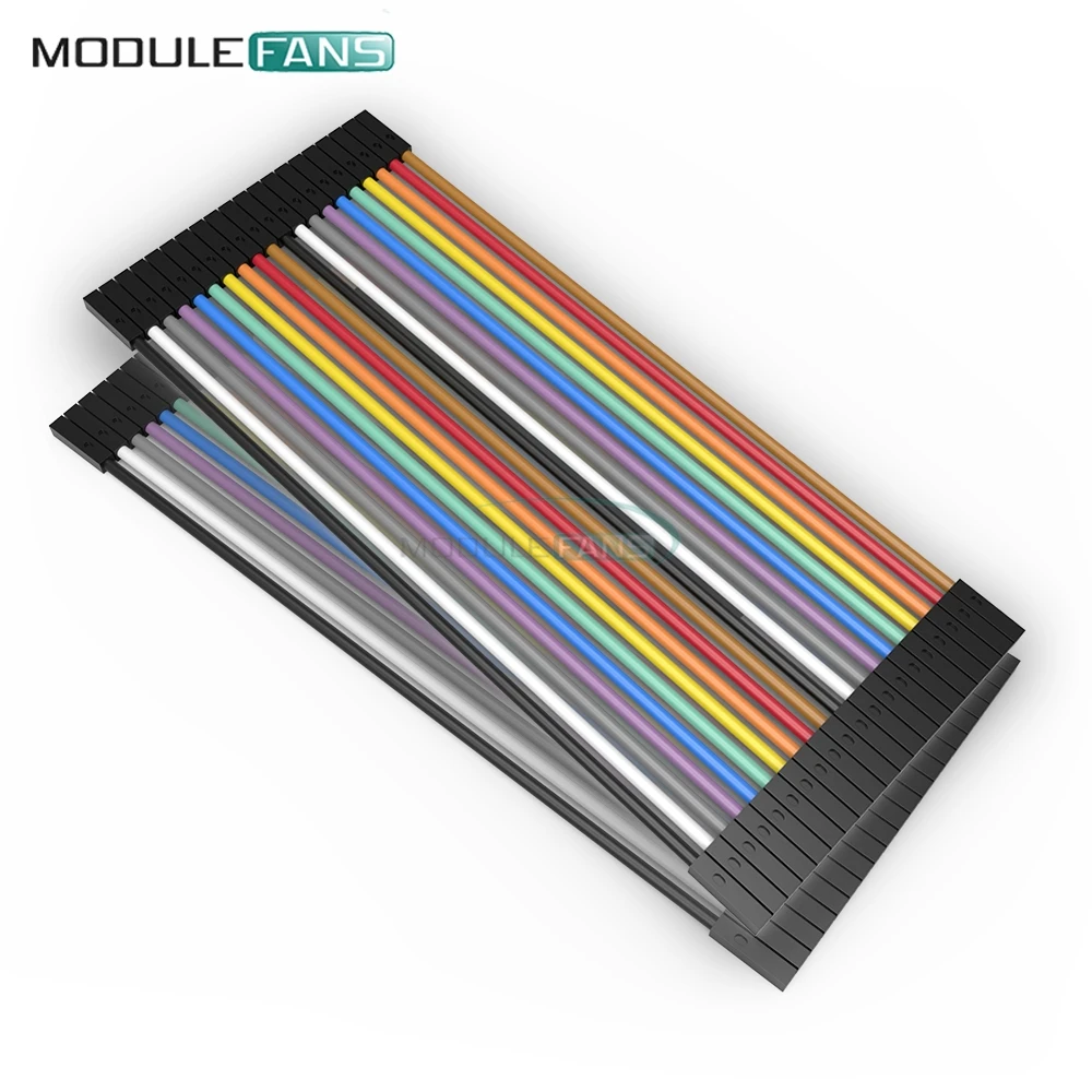 2x40 шт. Dupont 10 см разъем Мама мама ленточный кабель для Arduino комплект сделай сам|jumper