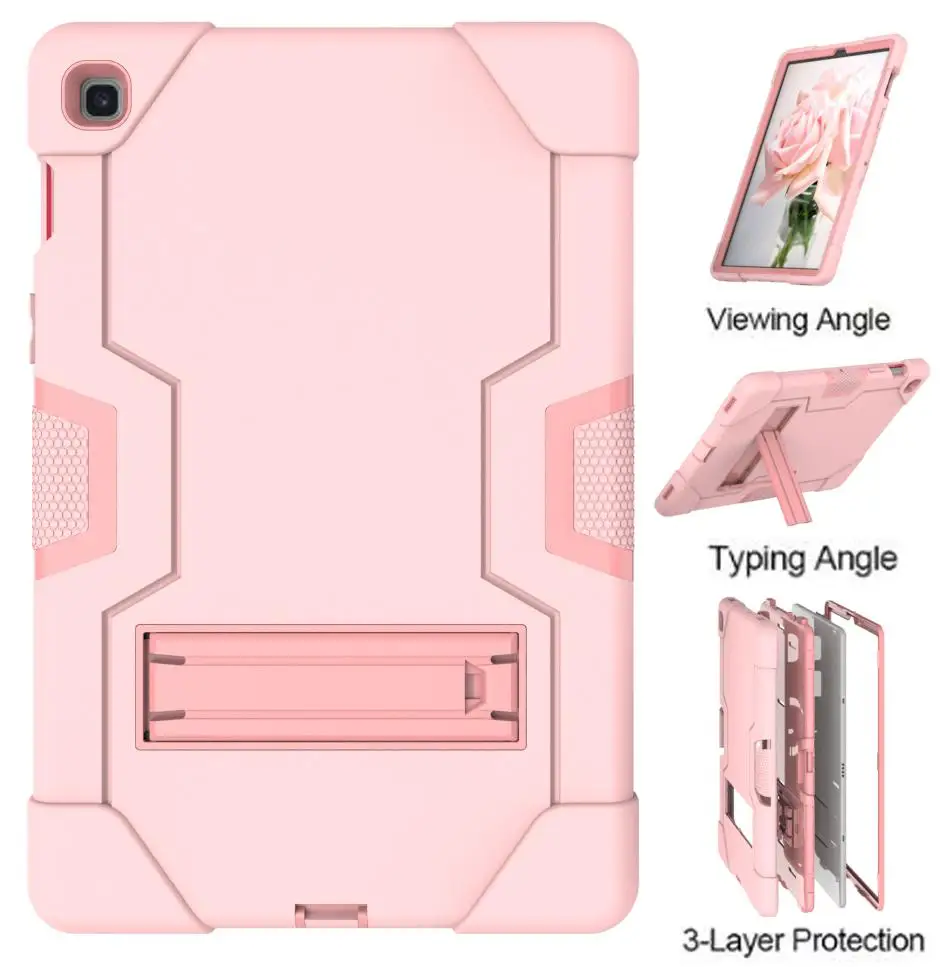 Shockproof Case for Samsung Galaxy Tab S5e 10.5 Case Cover T720 T725 SM-T720 SM-T725 Tablet Shell Funda Coque with Stand Holder - Цвет: L