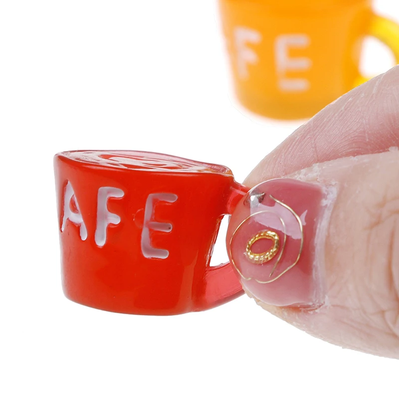 1 Набор DIY Миниатюрный Кукольный домик кофейная чашка куклы аксессуары случайный