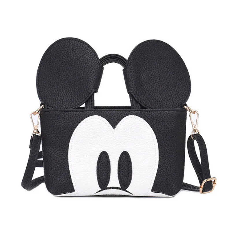 Mickey Новинка года; женский рюкзак с изображением Микки и Минни для девочек; детская сумка через плечо с диагональю; милые детские дорожные Сумки из искусственной кожи с героями мультфильмов - Цвет: Mickey