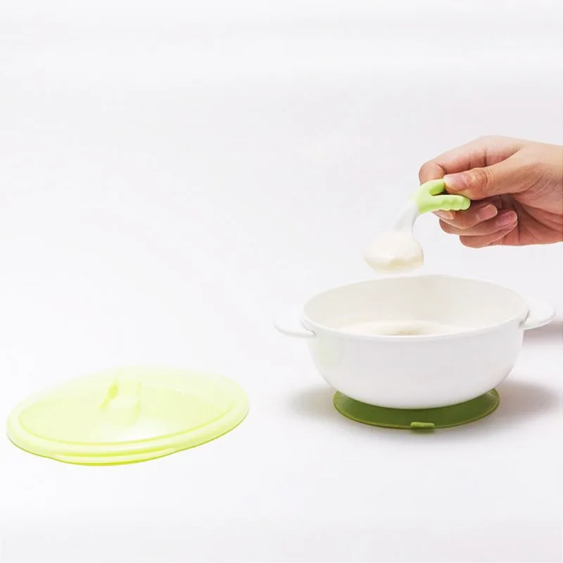 2 шт./лот высококачественные детские наборы ложек для самостоятельного кормления