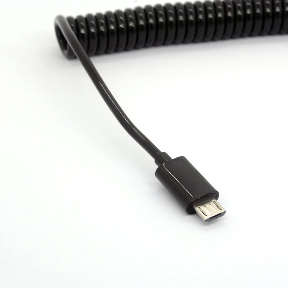 Спиральный адаптер USB 2 5 А Папа микро B 0 м|Компьютерные кабели и разъемы| |