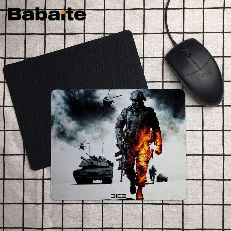 18X22cm Babaite My Favorite Battlefield 4 Большой Коврик Для Мыши Компьютерный коврик Размер для 18x22 см 25x29 см резиновые прямоугольные коврики для мыши - Цвет: 18X22cm