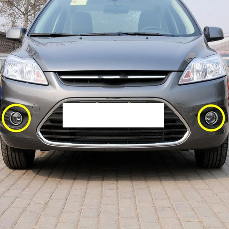 1 пара ABS Хромированная передняя противотуманная фара Накладка для Ford Focus 2 Mk2 2009-2012
