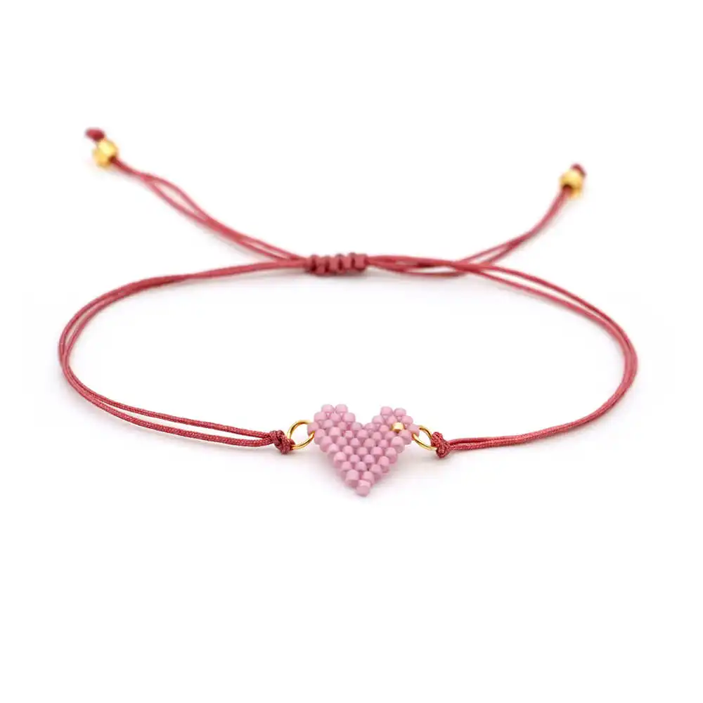 Go2boho MIYUKI браслет Pulseras Mujer Moda сердце Парные браслеты для женщин Insta модные ювелирные изделия Love Bileklik Syummer