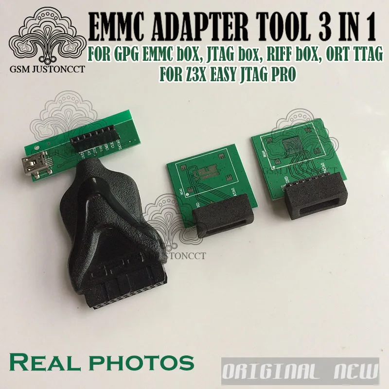 

2018 ORIGINAL NEW GPG 3 in 1 Adaptor EMMC Adaptor Tool For Z3X Easy Jtag Pro for GPG emmc box, jtag box, riff box, ort jtag box