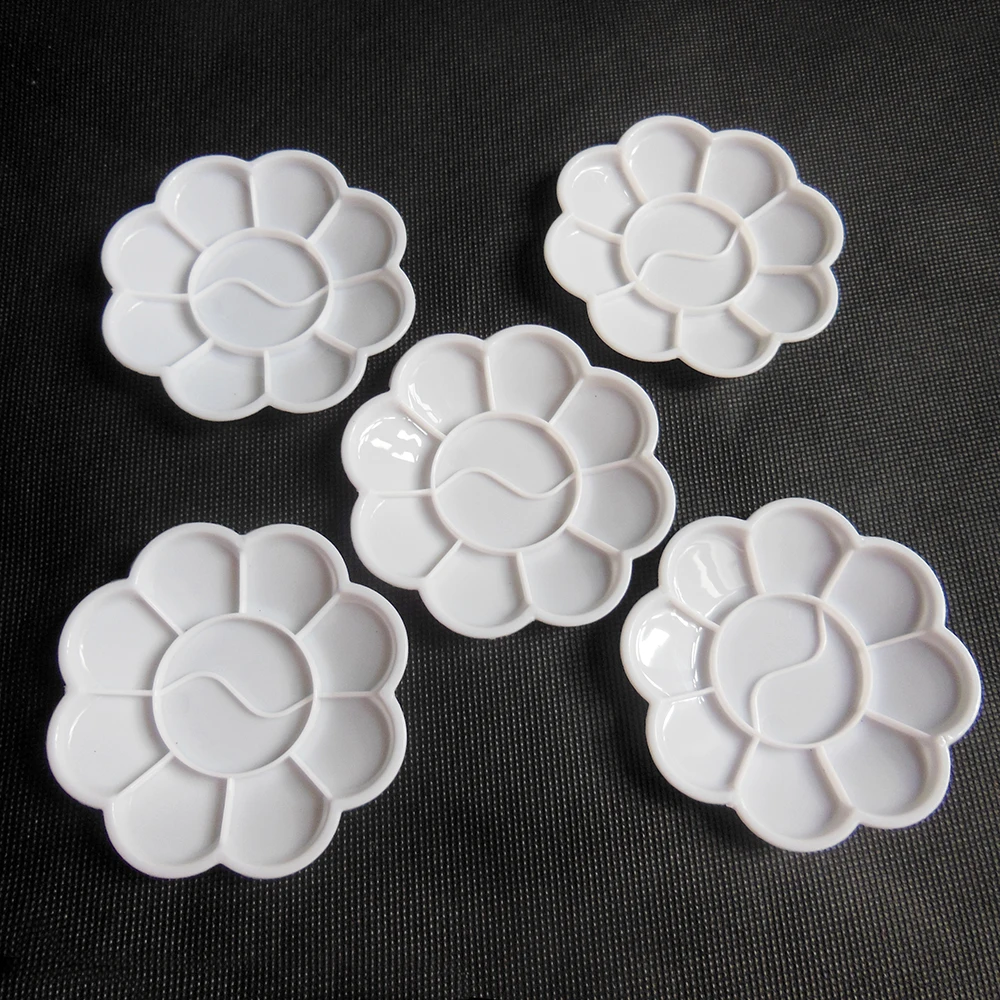 Рождественские подарки искусство ногтей лак цвет белая палитра блюдо Dappen