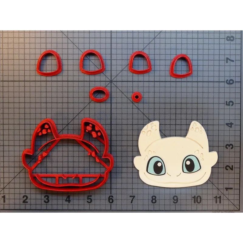 Как приручить дракона резак для печенья мастики кекс Топ формы сделаны 3D