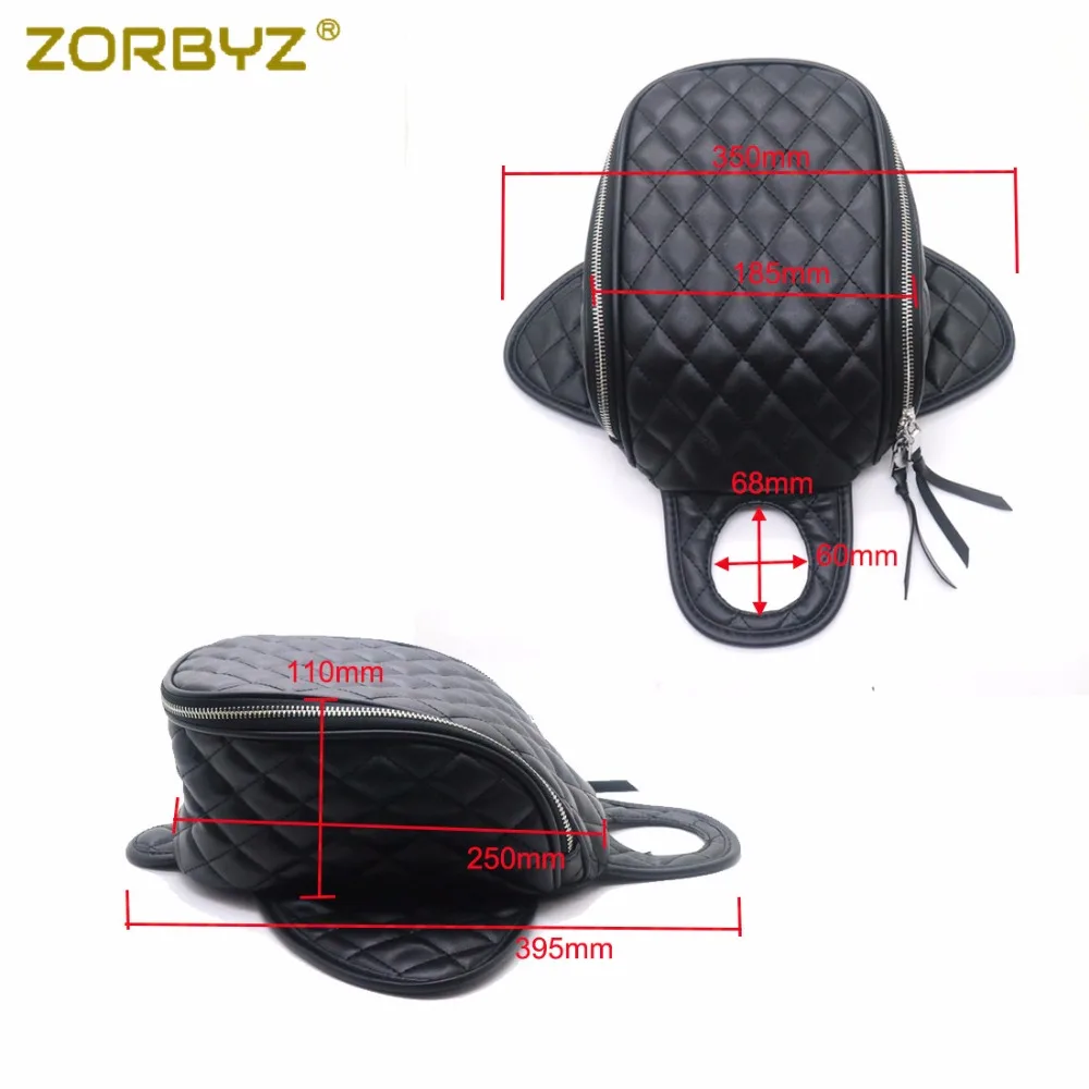 ZORBYZ черная Водонепроницаемая Магнитная Алмазная сумка для мотоцикла